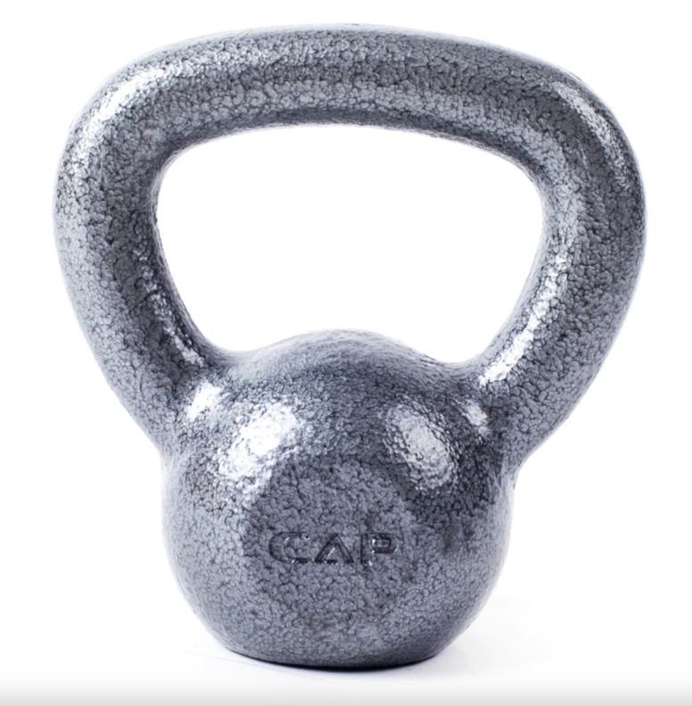 Cap Hammertone Cast Iron Kettlebell Gray Primo Fitness