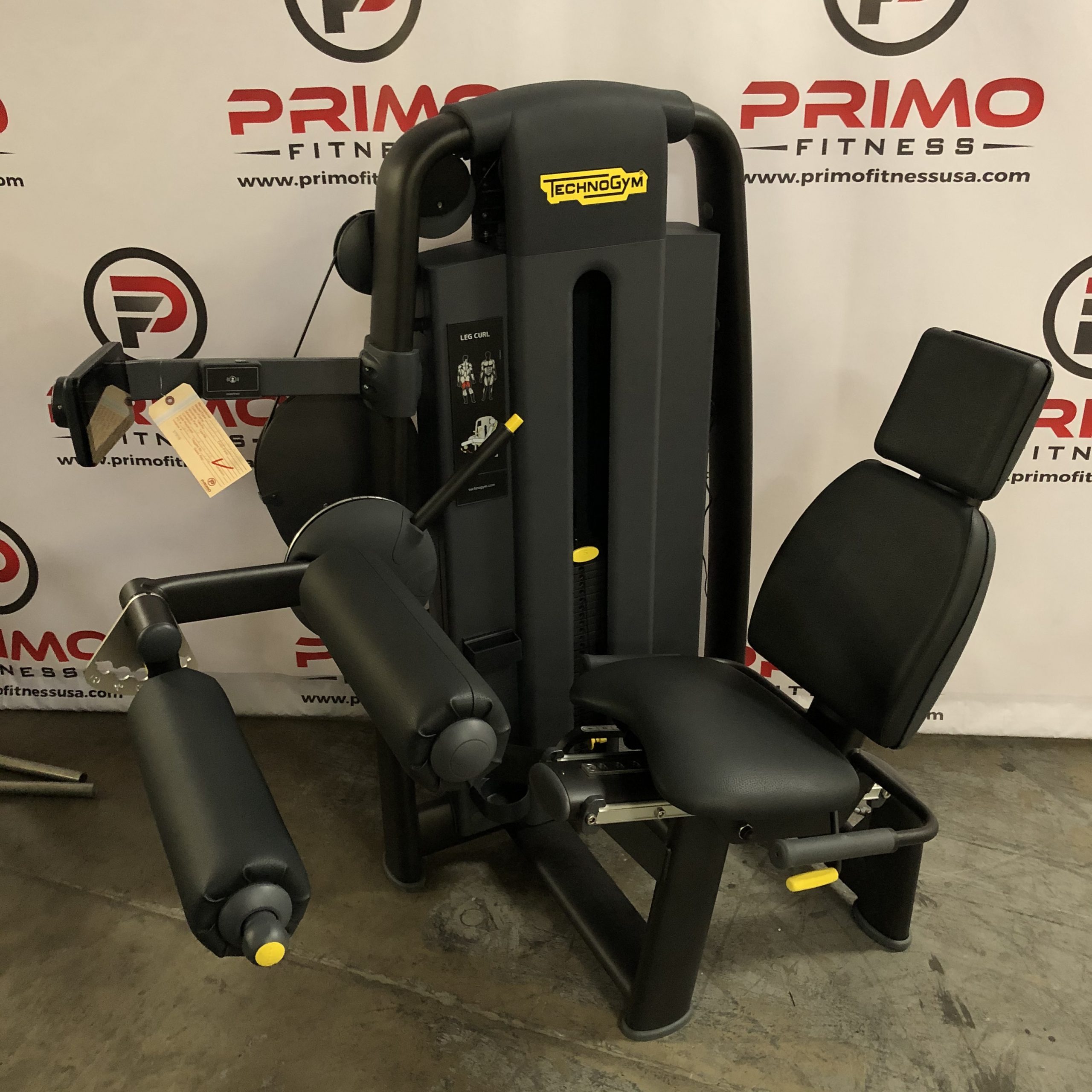 Technogym Leg Curl With Monitor Primo Fitness