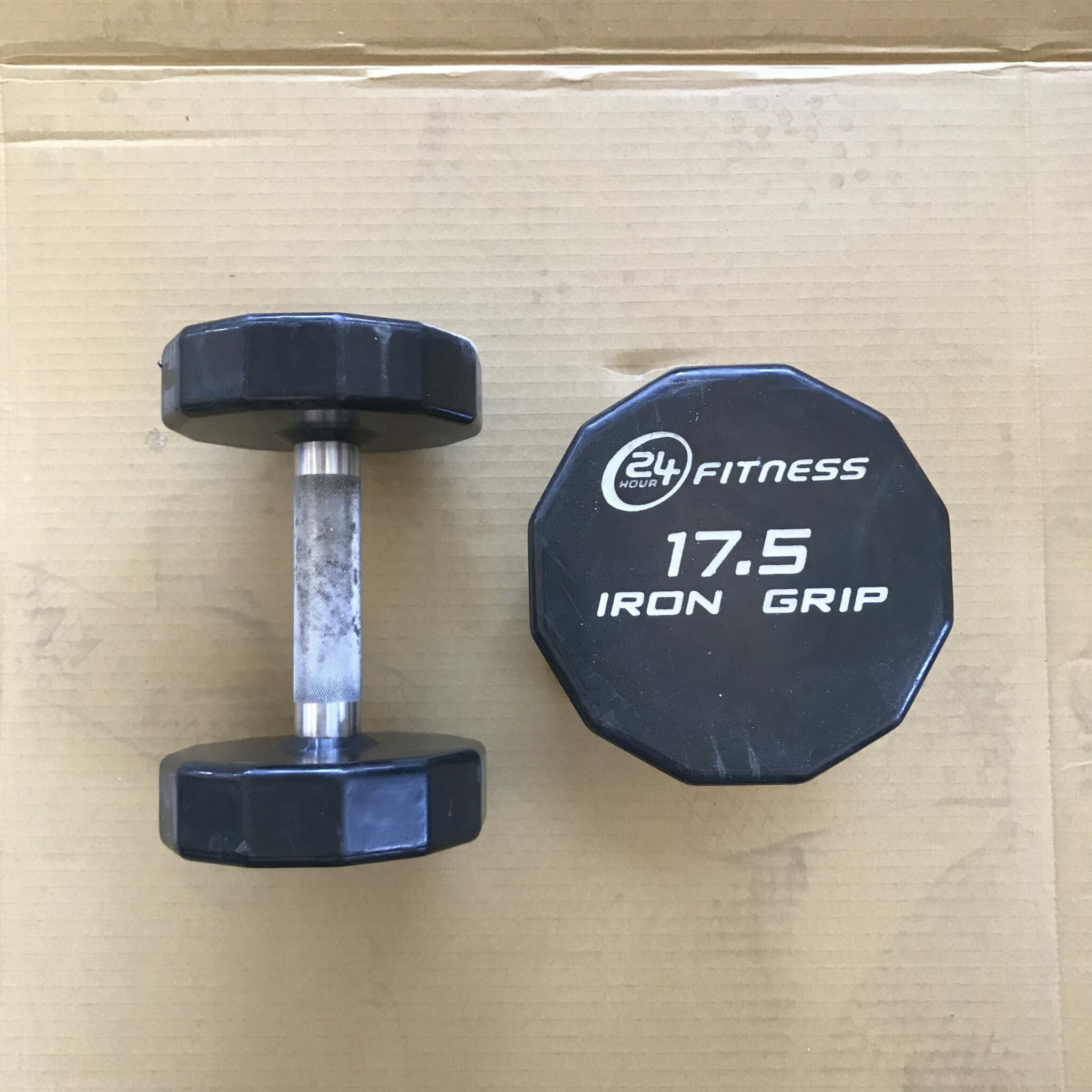 Iron Grip Hr Lb Dumbbell Set Used Primo Fitness