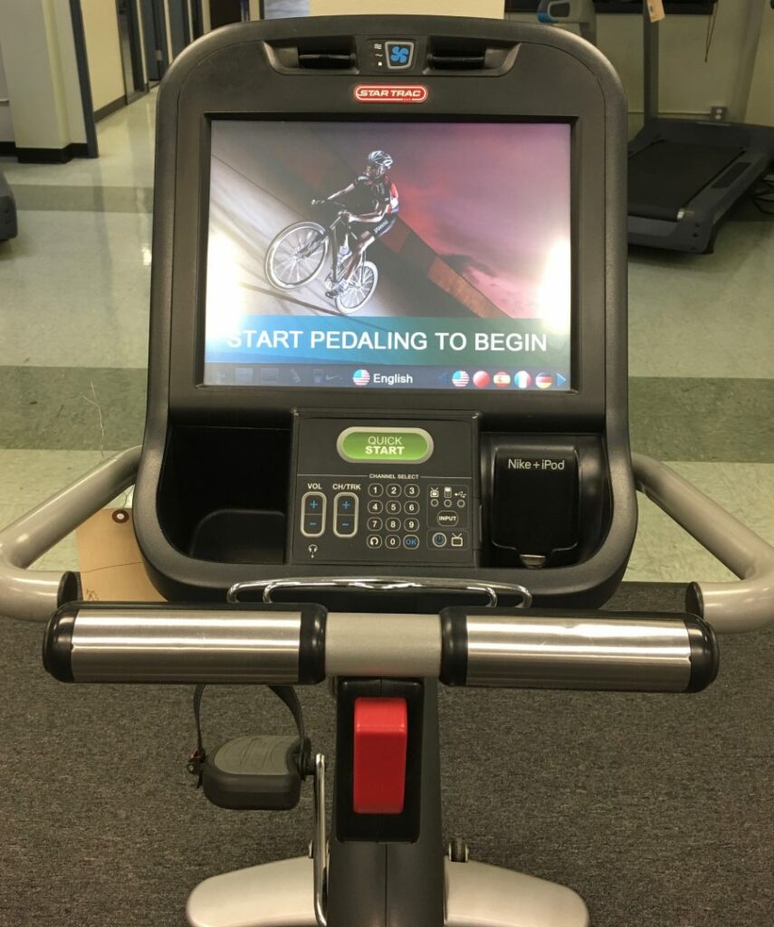 Star Trac E RB Recumbent Bike Touch Screen Refurbished Primo Fitness