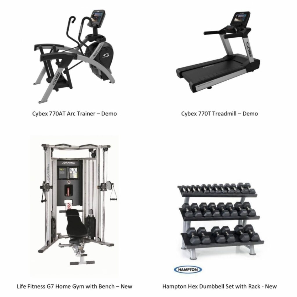 G7 home discount gym with bench