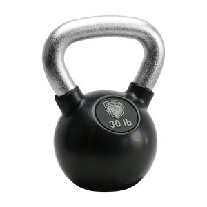 30LB American Barbell Rubber Kettle Bell With Chrome Handle