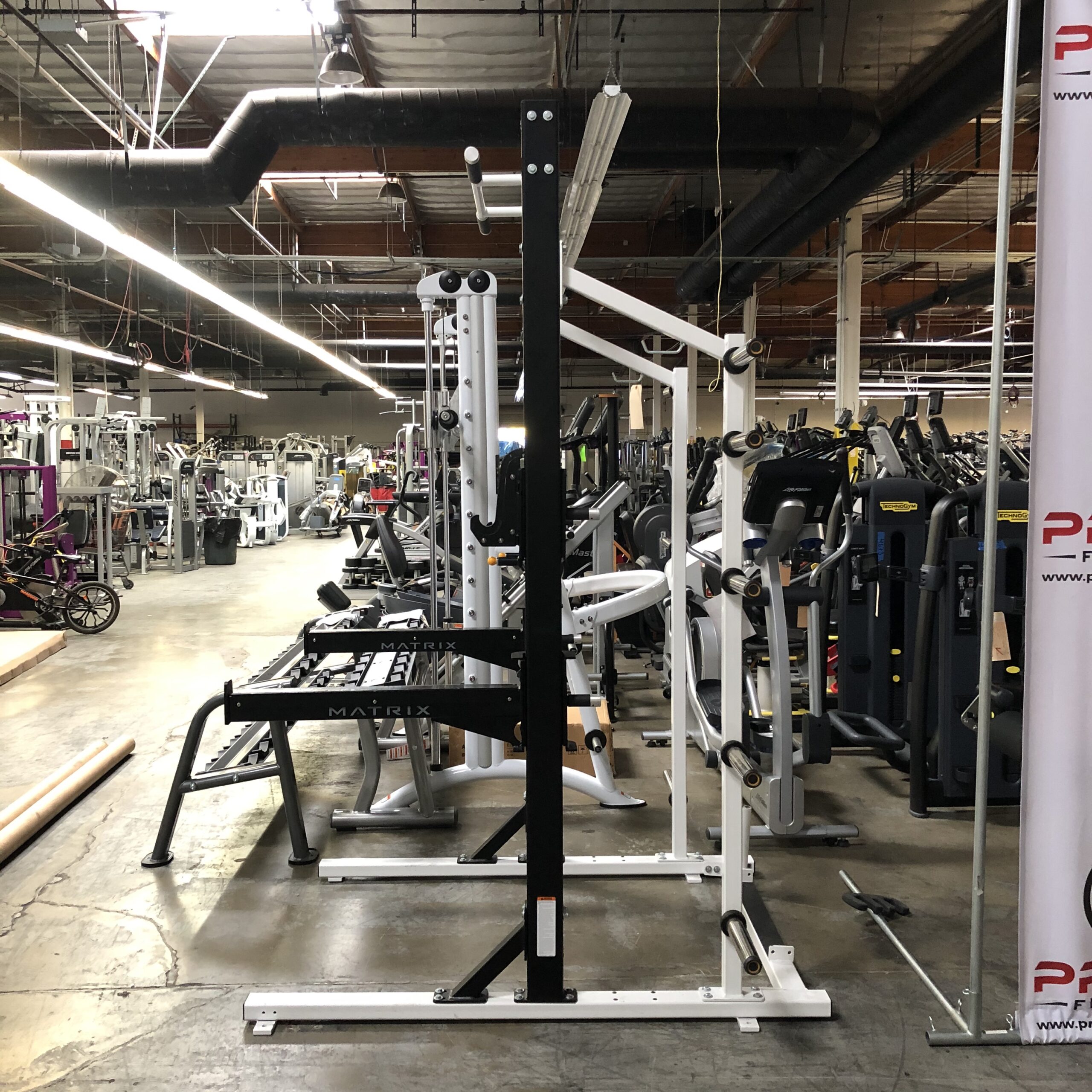 Matrix cheap barbell rack