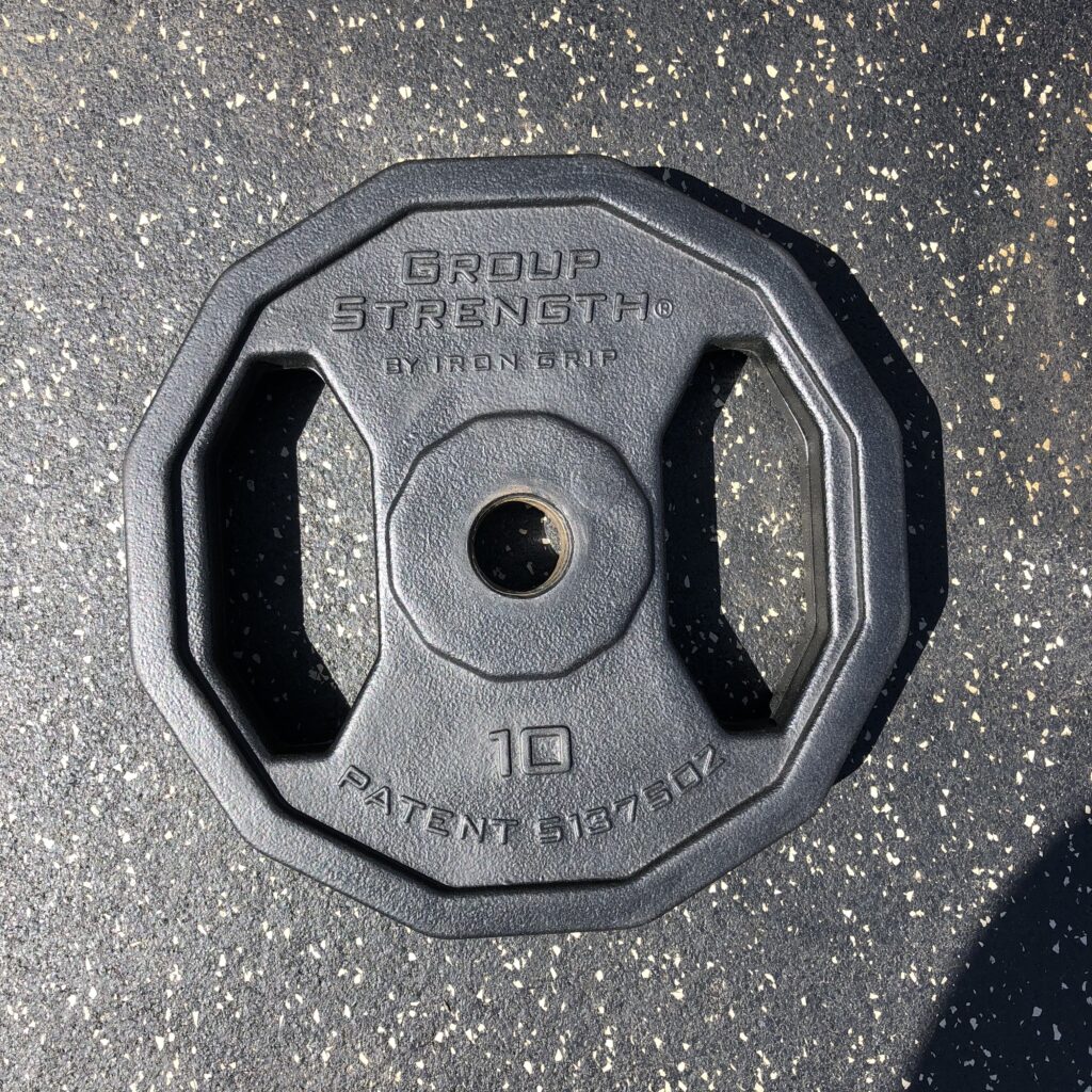 Iron Grip Metal Plates (USED) - Primo Fitness