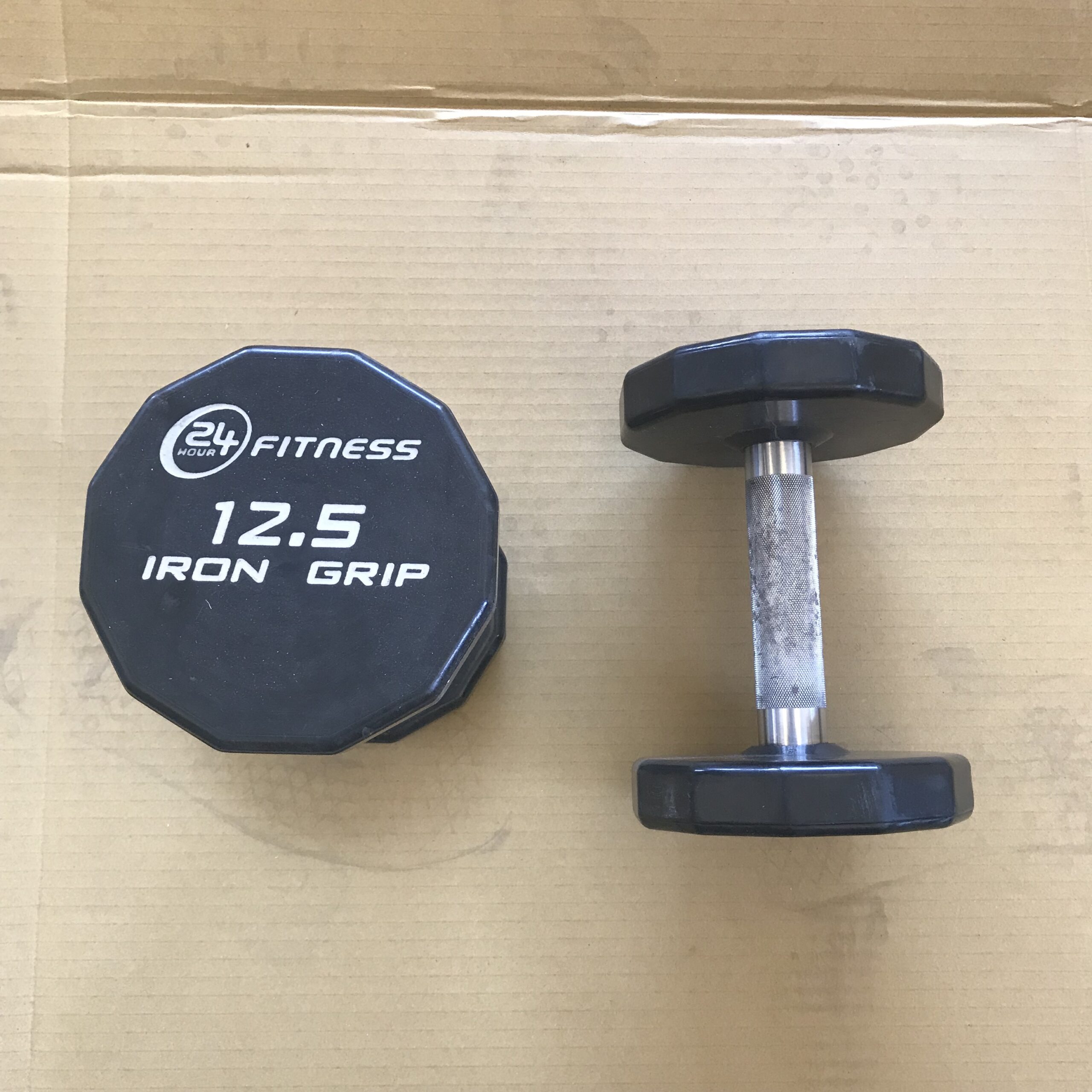 Iron Grip 24 Hr 12.5- 37.5 Lb Dumbbell Set (USED) - Primo Fitness