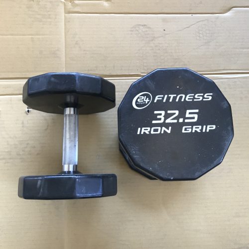 Iron Grip "24 Hr" 12.5 37.5 Lb Dumbbell Set (USED) Primo Fitness