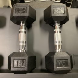 Muscle D Hex Rubber Dumbbell Pairs